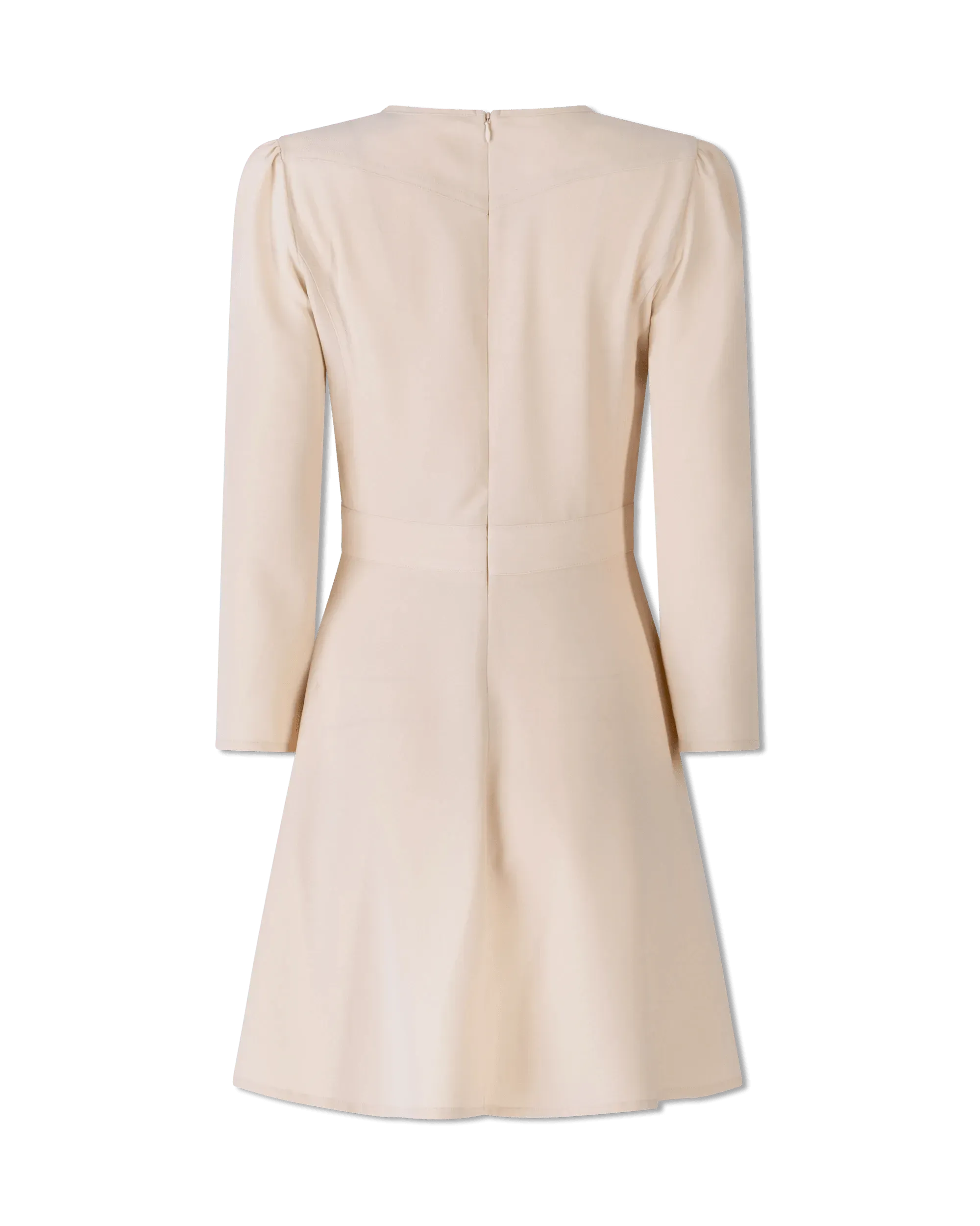 Elegant Bow Neck Crepe Dress for Women - Flowy Party & Wedding Guest Outfit - Perfect for Cocktail Dresses, Evening Events & Special Occasions