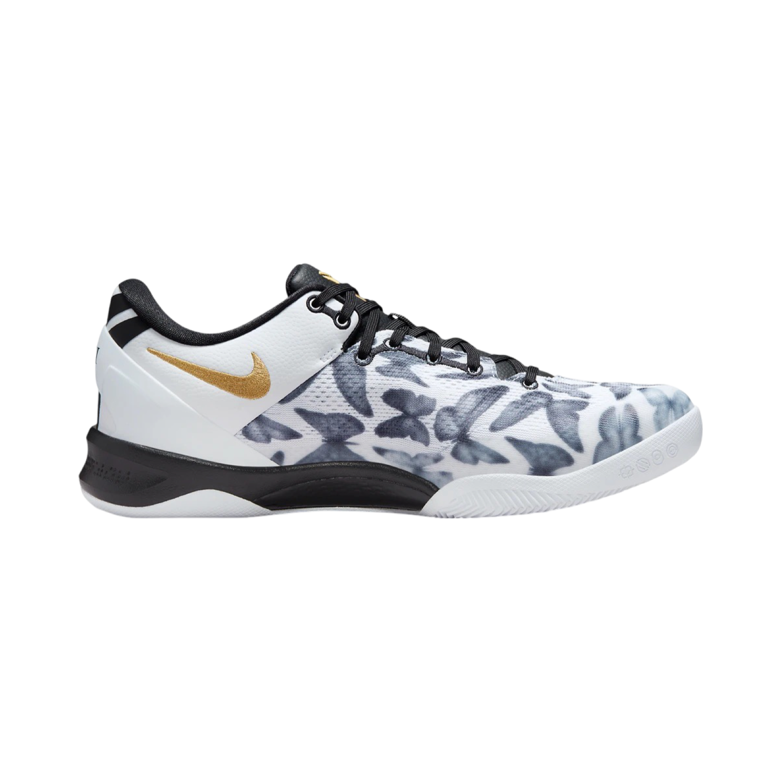 Nike Kobe 8 Protro Basketball Shoes - Mambacita White/Metallic Gold/Black | High-Performance Court Sneakers for Men's Basketball Training & Games