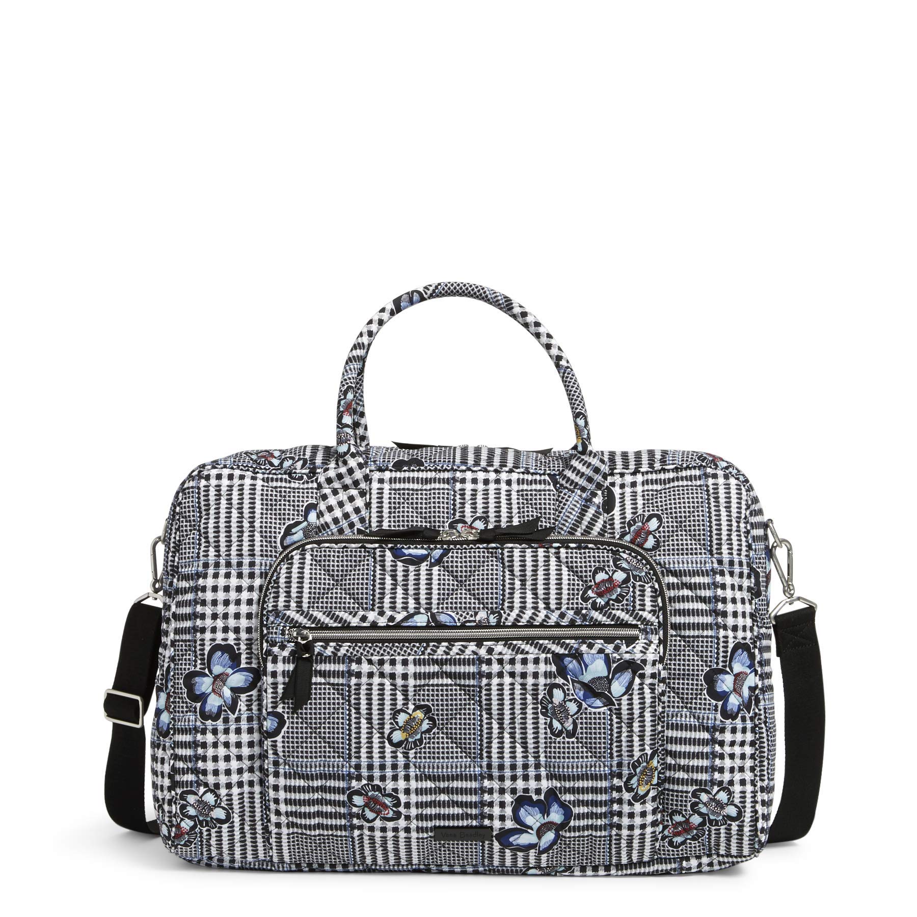 Vera Bradley Women's Performance Twill Weekender Travel Bag - Lightweight Lay Flat Duffel for Weekend Getaways, Gym, Yoga & Overnight Trips