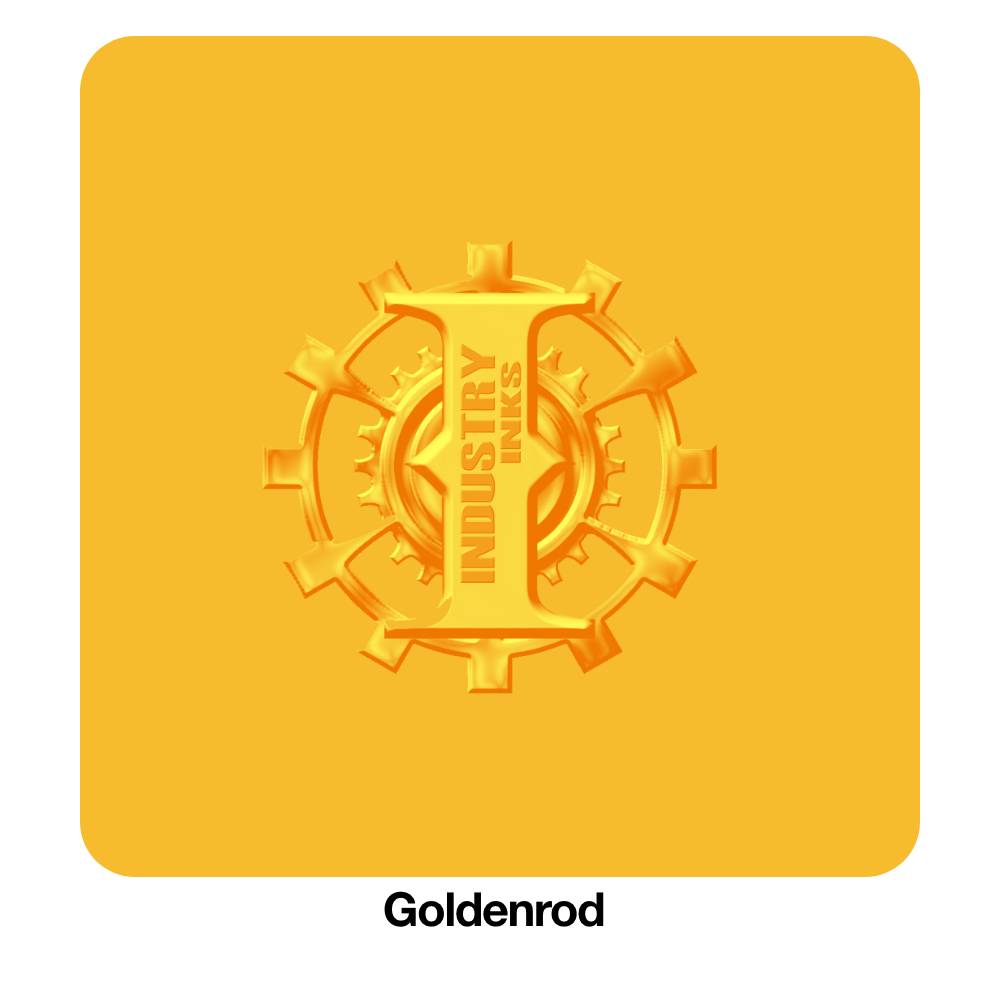 Goldenrod Screen Printing Ink - High-Quality Industry Inks for Professional Printing - Perfect for T-Shirts, Posters & Fabric Designs