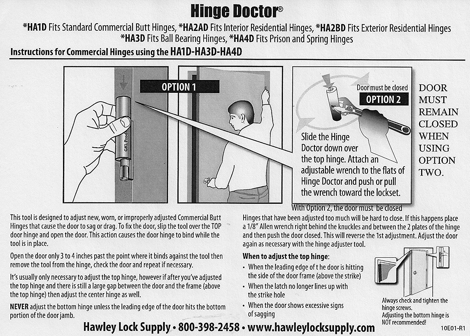 Hinge Doctor HA3D Ball Bearing Hinges - Premium Cabinet Door Repair Kit for Smooth Operation | Perfect for Kitchen, Bathroom & Furniture Restoration
