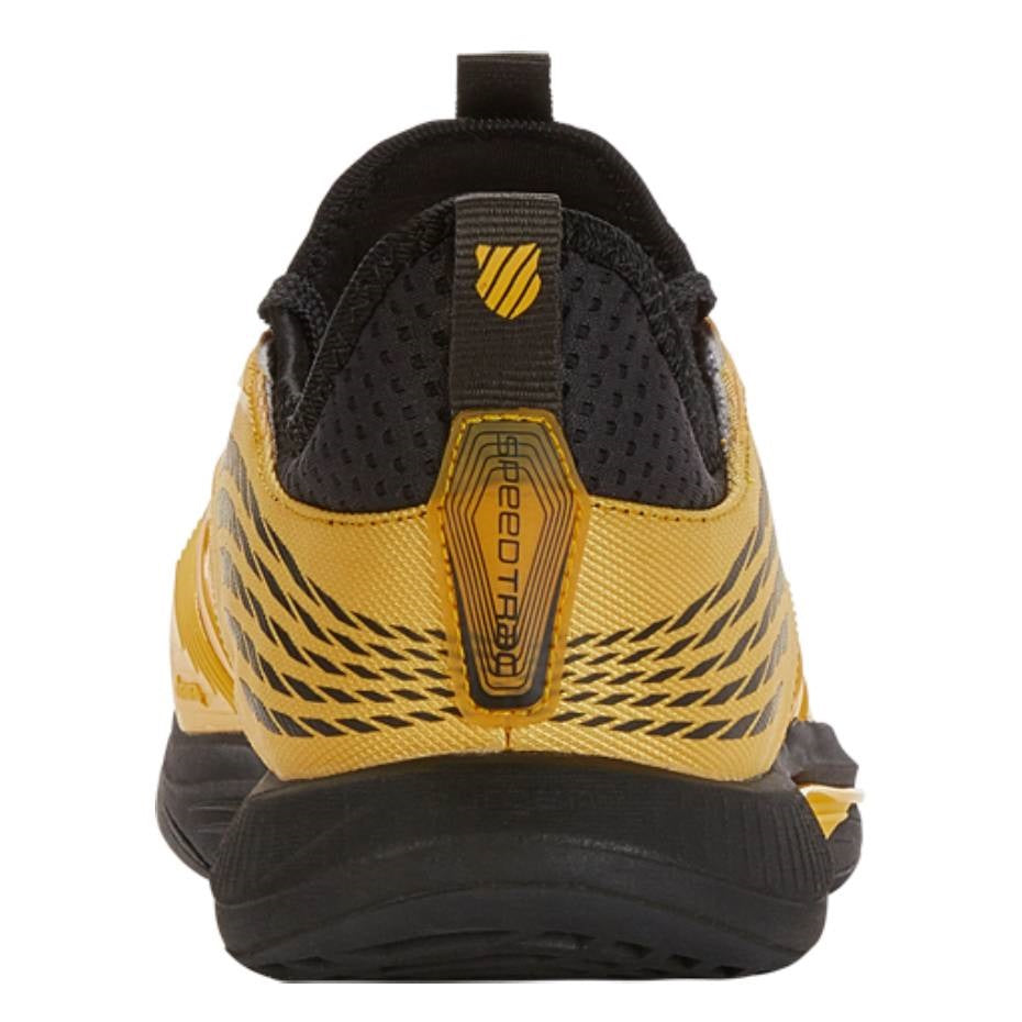K Swiss SpeedTrac Men's Tennis Shoes - Lightweight Performance Court Shoes for Men in Yellow/Black | Ideal for Tennis, Pickleball & Casual Wear