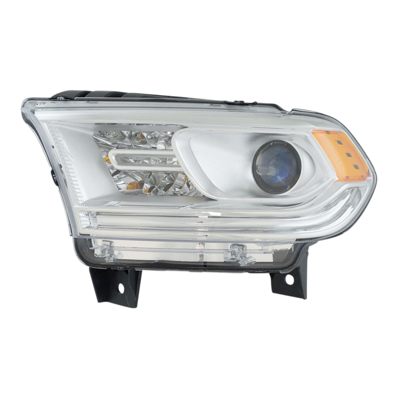 2014-2017 Dodge Durango Headlight Assembly Set - Driver & Passenger Side (CH2502256 & CH2503256) - Replacement Headlights for Improved Night Visibility & Safety - Perfect for Off-Roading, Commuting & Night Driving