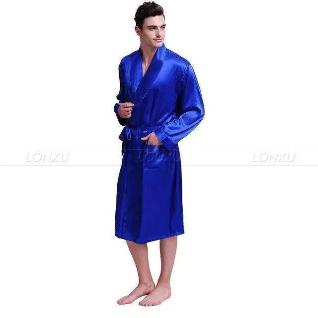 Dramatic Men's Nightgown - Comfortable Sleepwear for Relaxing at Home - Perfect for Lounging & Bedtime