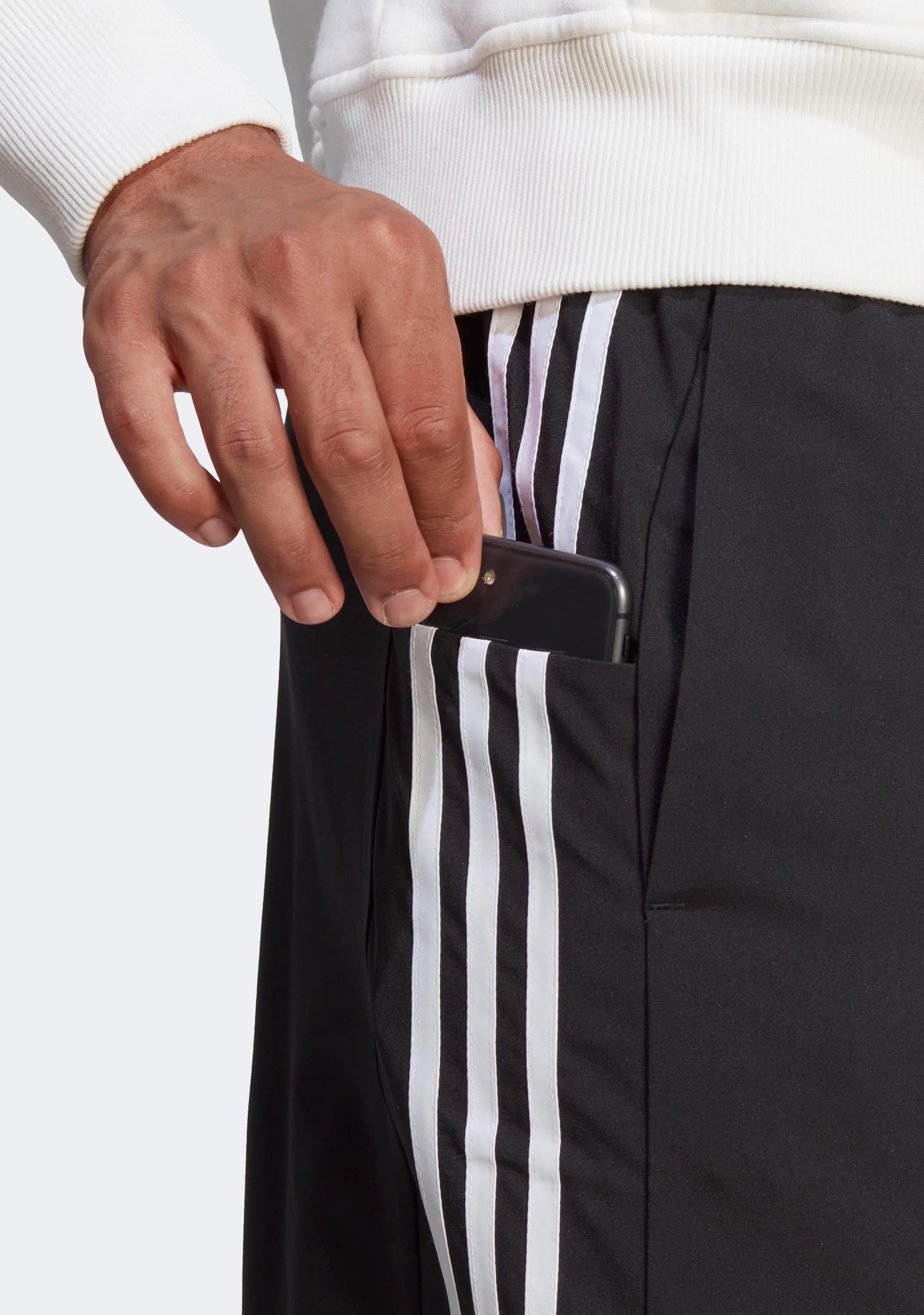 Adidas Men's AEROREADY Essentials Chelsea 3 Stripes Athletic Shorts - Black - Comfortable Workout & Running Shorts for Gym, Jogging & Casual Wear
