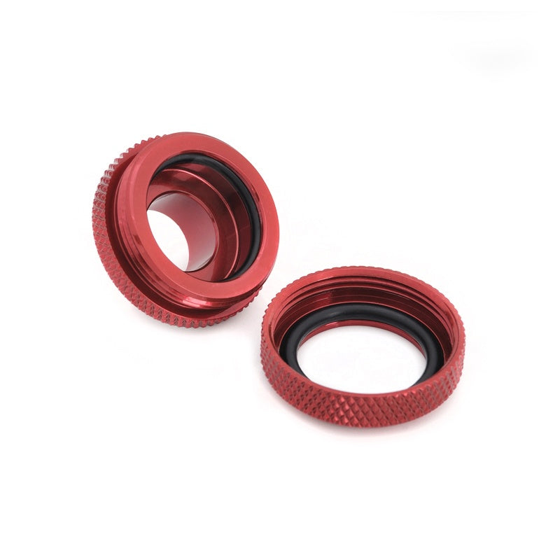 Bitspower Multi Link Fitting for OD 16mm Deep Blood Red - High Performance PC Water Cooling Fittings for Custom Liquid Cooling Systems