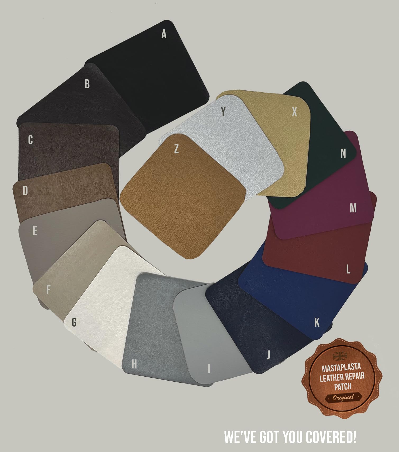 Brown MastaPlasta Self-Adhesive Suede Repair Patches - Leather & Fabric Fix Kit for Shoes, Furniture & Bags - Perfect for DIY Home Repairs