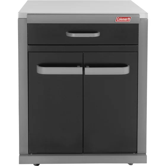 Coleman Revolution Storage Unit Black Gloss - Heavy Duty Outdoor Gear Organizer for Camping, Hiking & RV Trips - Waterproof & Durable Storage Solution