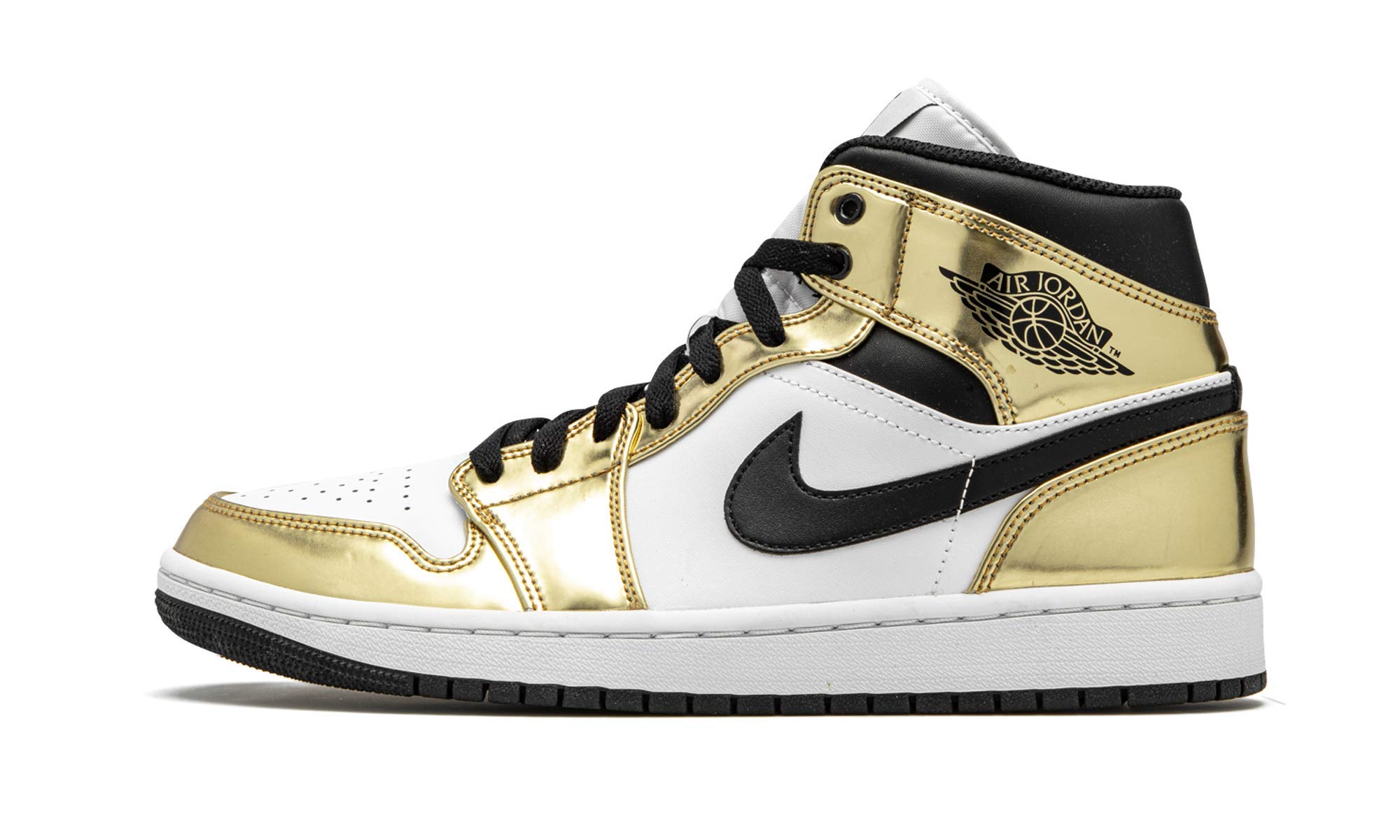 Jordan Men's Air 1 Mid SE DC1419-700 Metallic Gold Basketball Shoes - Size 11.5 for Casual Wear & Street Style Fashion