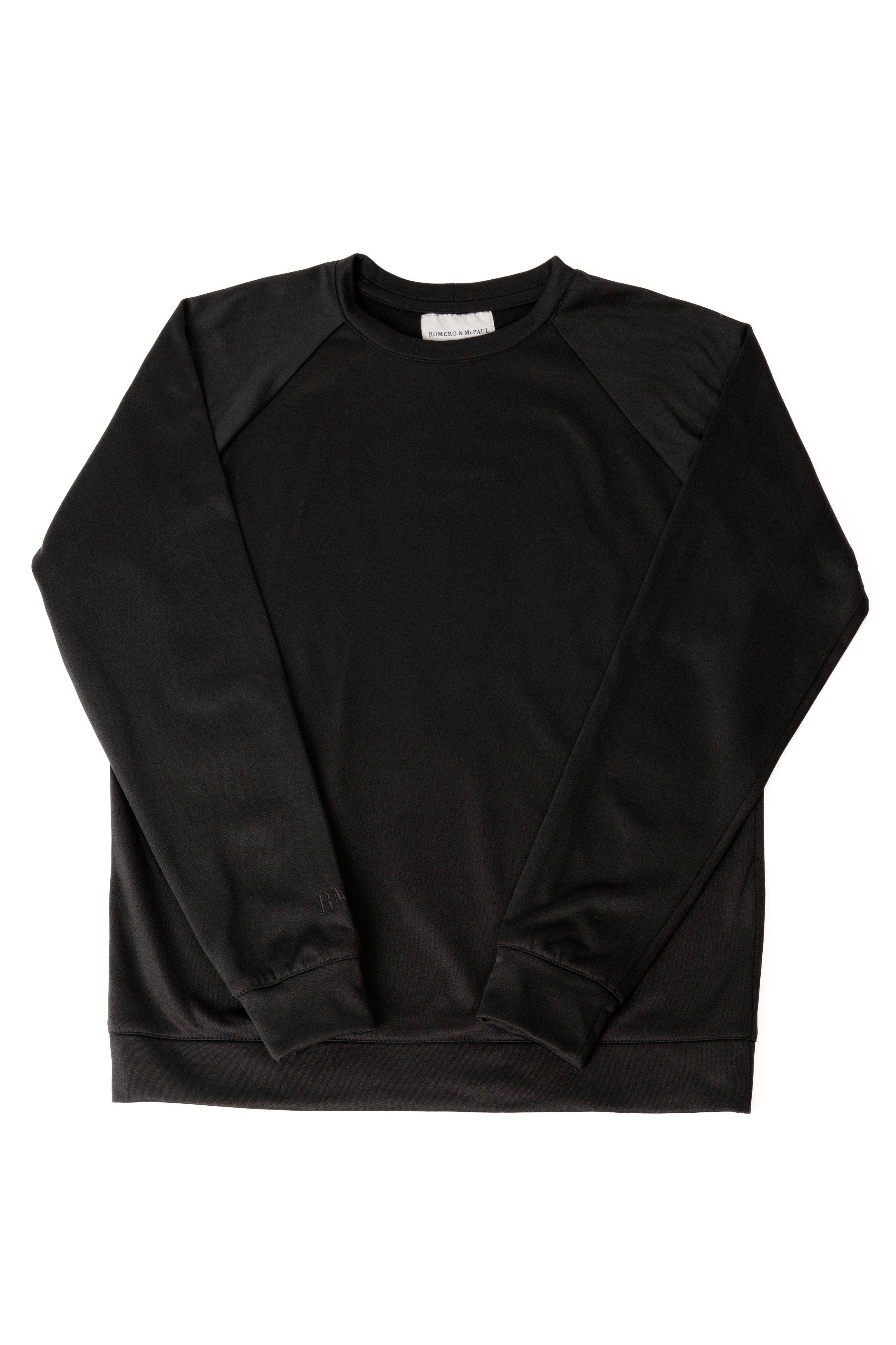 Premium Black Sweatshirt for Men & Women - Soft Cotton Pullover Hoodie for Casual Wear, Gym, and Outdoor Activities