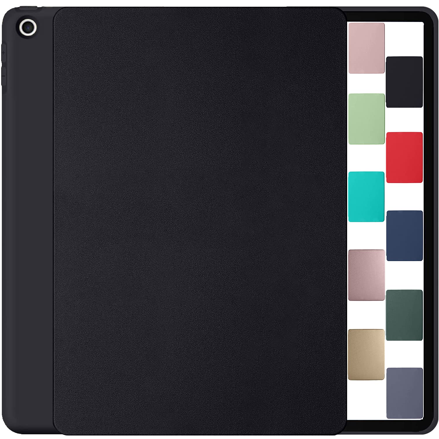 DuraSafe Shockproof Protective Case for iPad 5th/6th Generation & iPad Air 1st/2nd Gen 9.7 Inch (Model A1893 A1822 A1566) - Full Body Soft Cover with Auto Wake/Sleep Function - Perfect for School, Work & Travel - Black