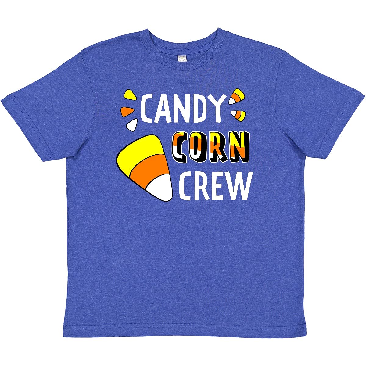 Inktastic Halloween Candy Corn Crew Youth T-Shirt | Fun Halloween Costume for Kids | Trick or Treat Party Outfit