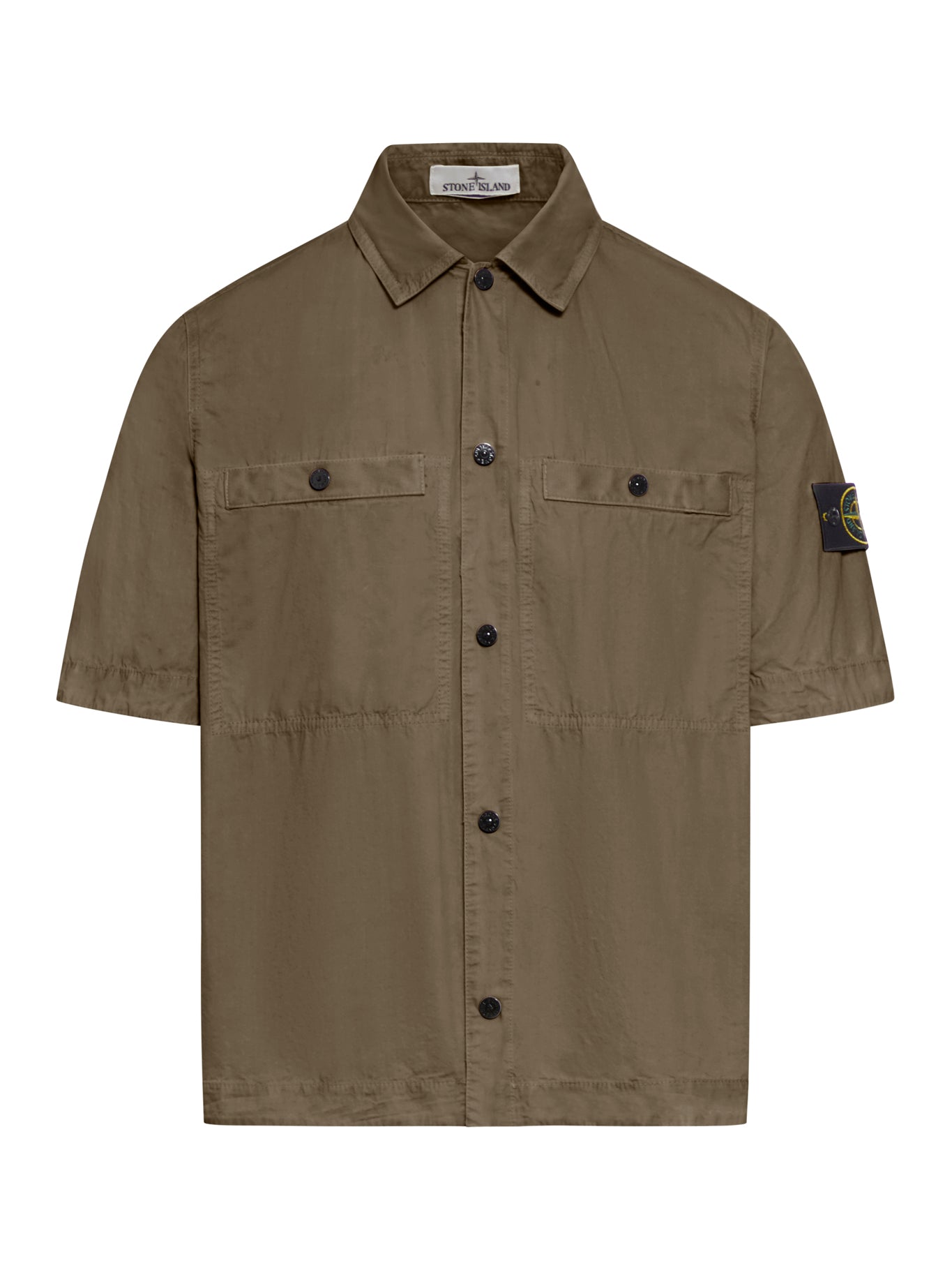 Compass Logo Short Sleeve Cotton T-Shirt for Men - Comfortable Casual Wear for Outdoor Activities, Travel & Daily Use