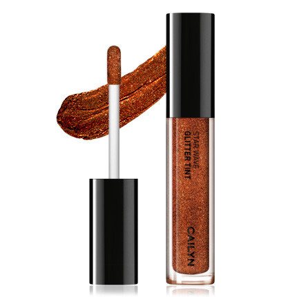 Cailyn Star Wave Glitter Tint Lip Gloss - Long Lasting Shimmer Lipstick with Vitamin E | Perfect for Parties, Date Nights & Everyday Wear