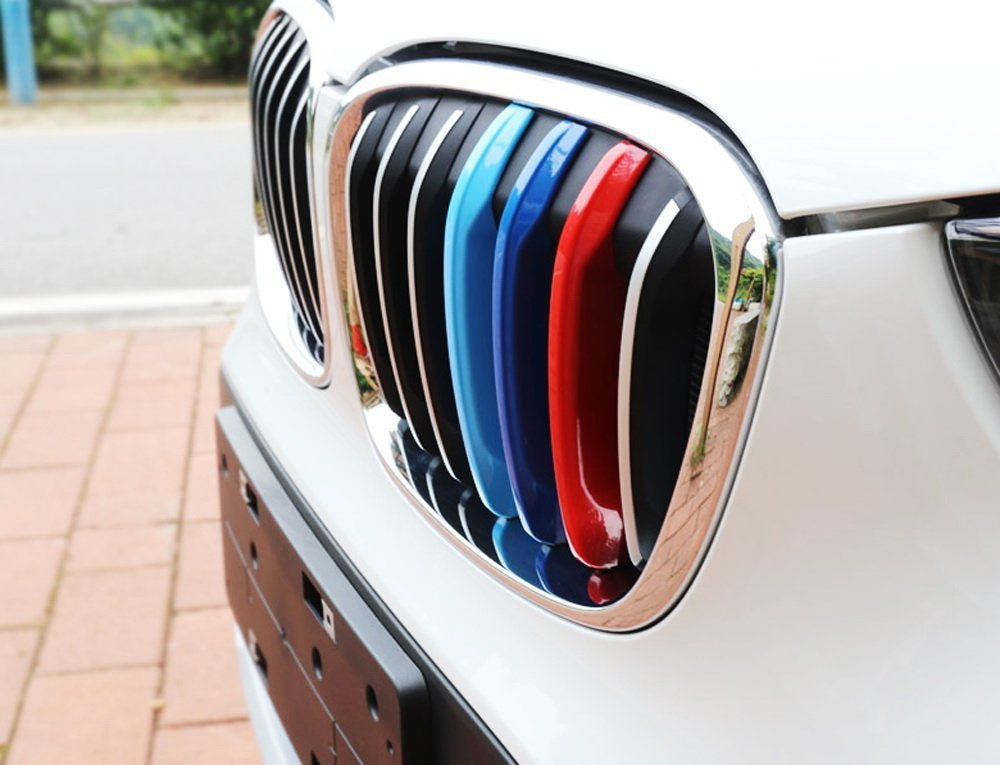 BMW F48 X1 (2016-2019) M Sport Style 3 Color Grille Insert Trims - Center Kidney Grill Upgrade for Enhanced Styling | Perfect for Car Enthusiasts & Customization Projects