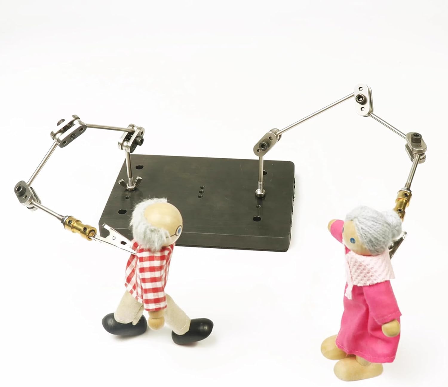 Professional DIY Stop Motion Armature Kit with Double Stainless Steel Rig Arms (32cm) - Perfect for Character Animation, Claymation & Macro Photography - Ideal for Filmmakers, Artists & Hobbyists