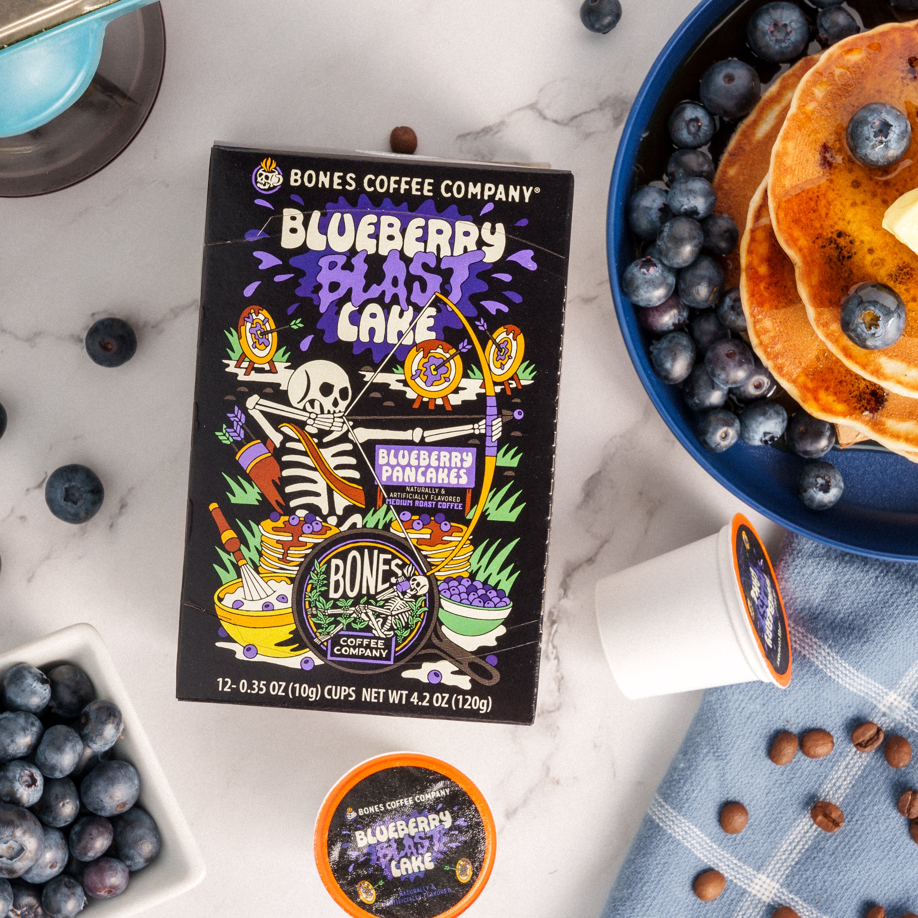 Blueberry Blast Cake Bones Cups - 12 Count Dog Treats for Small & Medium Breeds | Perfect for Training Rewards & Special Occasions