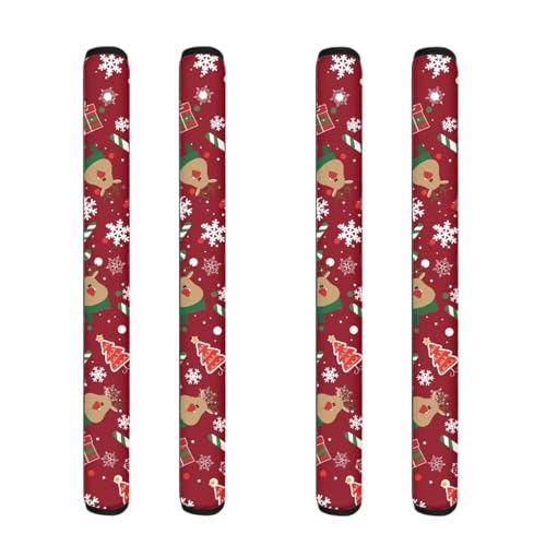 Reindeer Snowflakes Red