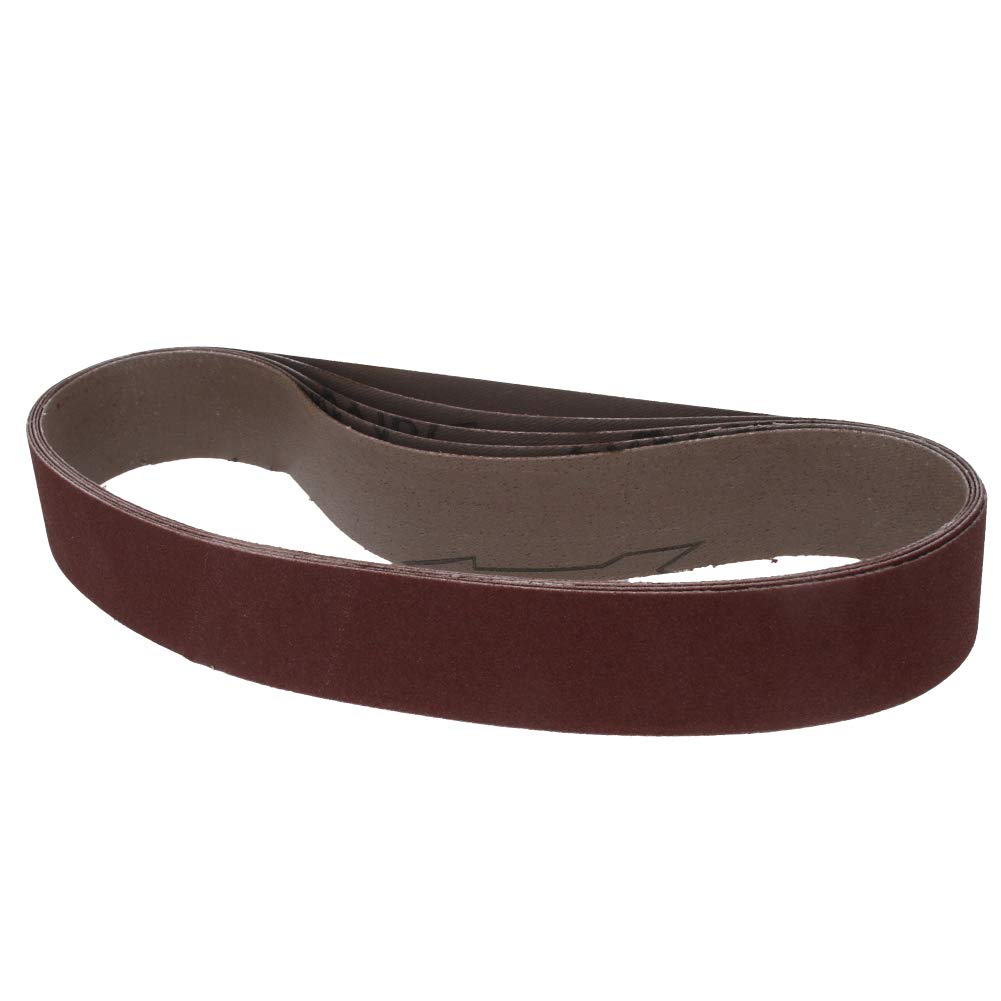 Utoolmart 1.2x21 Inch 180 Grit Aluminum Oxide Sanding Belts - 10 Pack for Wood Finishing, Metal Polishing & Drywall Sanding | Compatible with Portable Belt Sanders & Sharpening Tools | Durable Abrasive Paper for DIY Projects & Professional Use