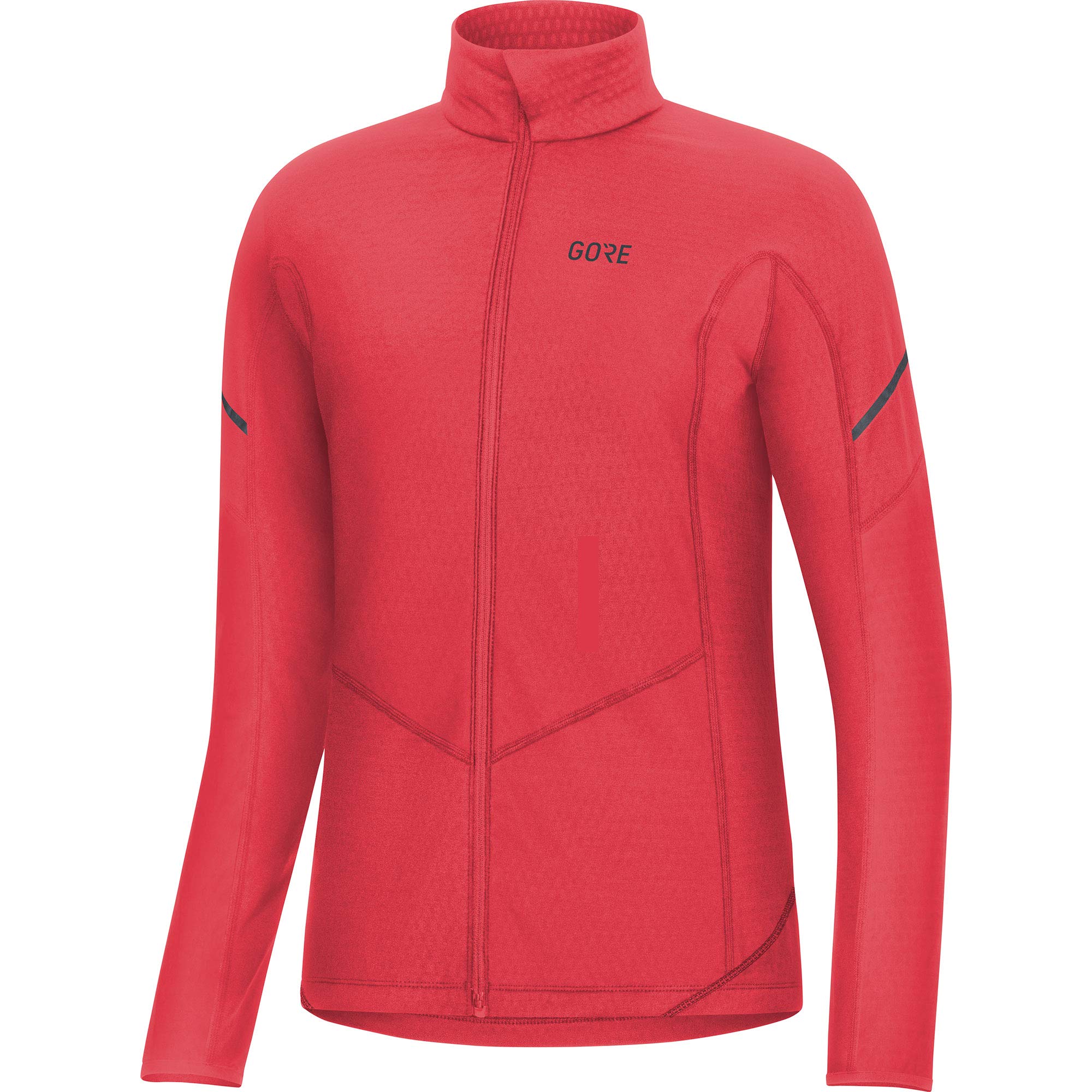 Gore Women's Thermo Long Sleeve Zip Shirt - 100533 (Hibiscus Pink - XS/34) | Winter Thermal Base Layer for Hiking, Skiing & Outdoor Activities