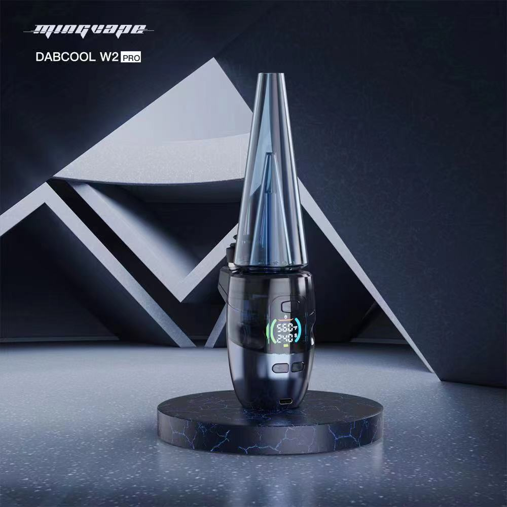 Dabcool W2 Pro E Rig with 3D Chamber by Mingvape - Premium Portable Dab Rig for Concentrates | Perfect for Home Use, Travel & On-the-Go Dabbing