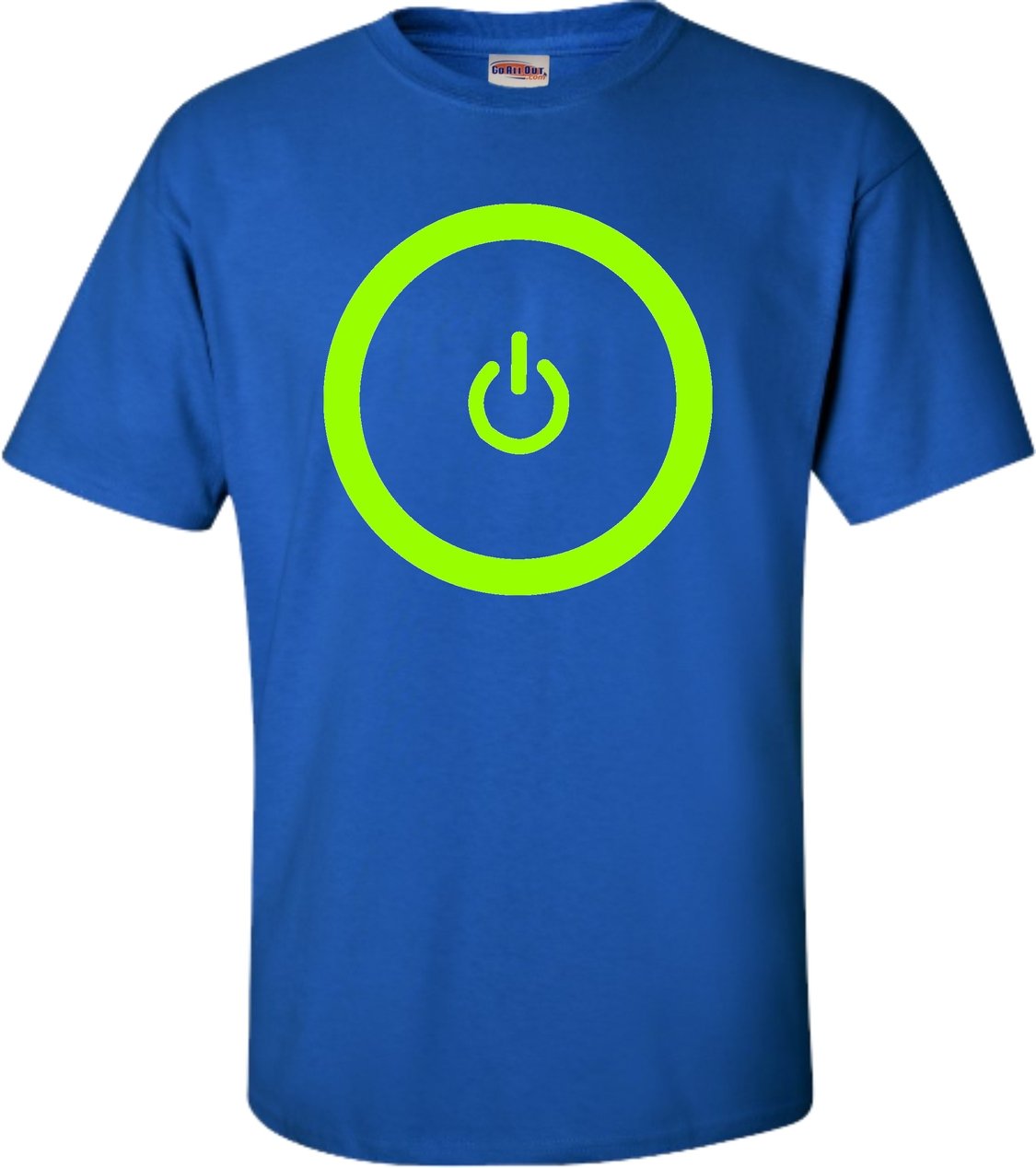 Go All Out Adult Gaming Power Button Gamer Pride T-Shirt | Retro Video Game Inspired Tee for Men & Women | Perfect for Gaming Conventions, Esports Events & Casual Wear
