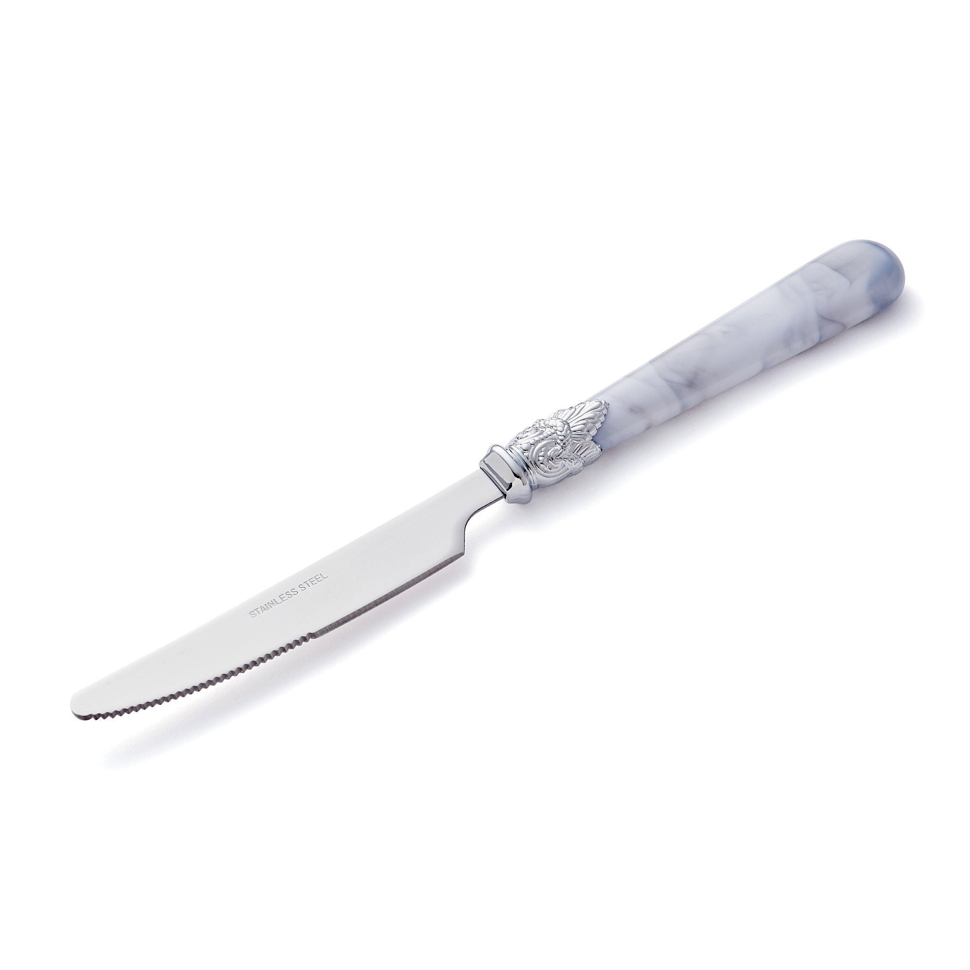 10-Piece Marble Cutlery Set - Elegant Stainless Steel Knives, Forks & Spoons - Perfect for Dining, Gifts & Home Decor