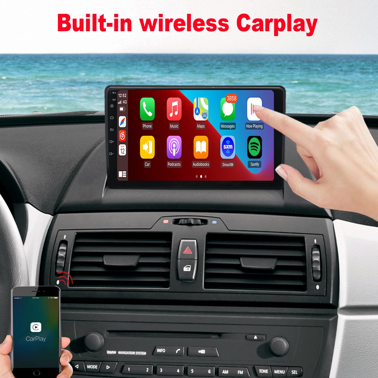 BMW X3 Android Car Stereo (2004-2012) - 7