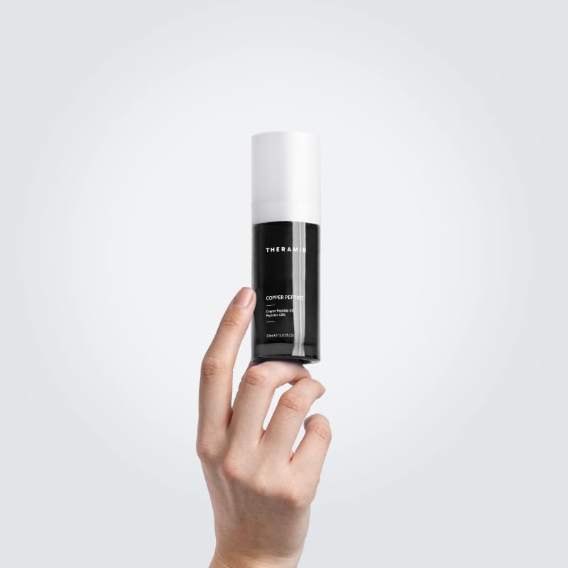 3% Pure Copper Peptide Serum for Anti-Aging | Wrinkle Reduction & Skin Rejuvenation Treatment | Day & Night Moisturizer for Face & Neck