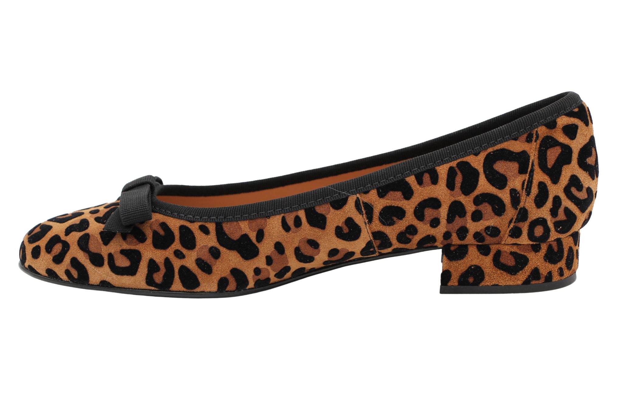 Fabucci Women's Leopard Print Ballet Flats - Comfortable Slip-On Shoes for Casual Wear, Office & Everyday Outfits