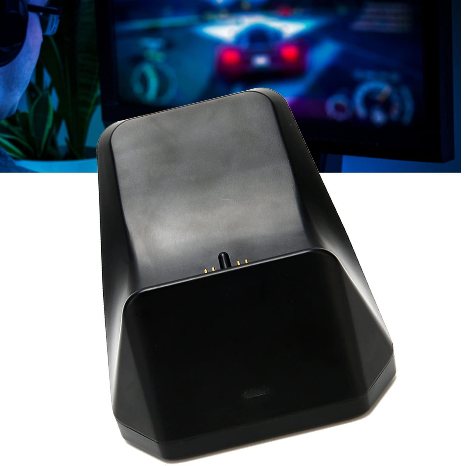 Wireless Controller Charging Stand - Single Channel LED Indicator Charging Dock Station for PS5, Xbox & Switch Gamepads - Portable Gaming Accessory for Home & Travel Use