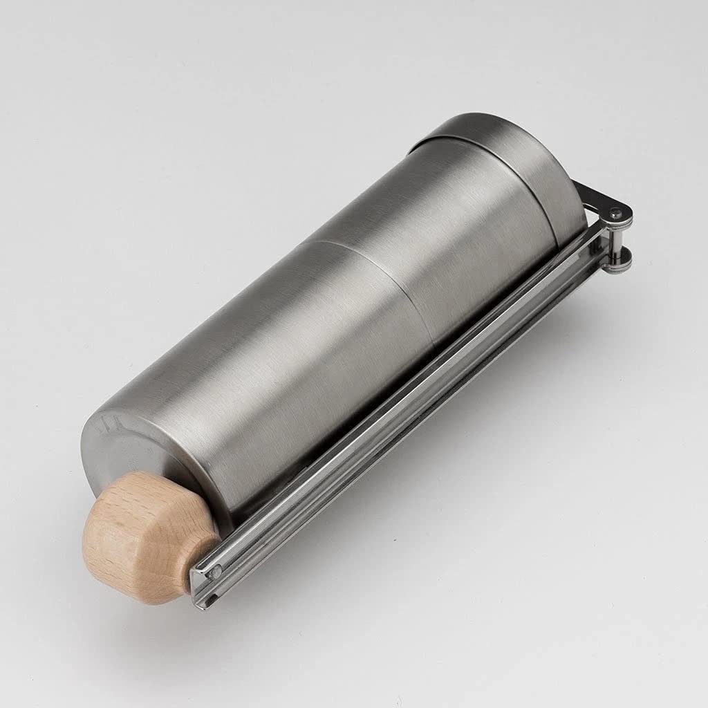 Snow Peak Field Barista Grinder - Premium Stainless Steel Manual Coffee Grinder with Adjustable Ceramic Burr - Portable & Durable Hand Coffee Mill for Camping, Hiking, Travel - Perfect for Outdoor Adventures & Home Brewing