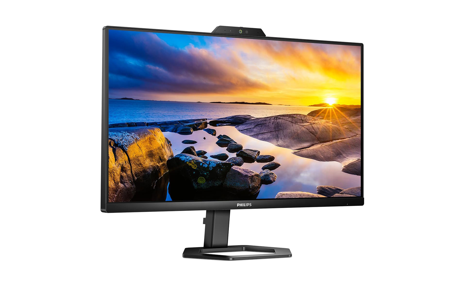 Philips 24E1N5300HE 24-Inch FHD USB-C Monitor with Built-in Webcam, Height Adjustable Stand & Speakers (1920x1080, 75Hz, HDMI, DisplayPort, USB Hub) - Perfect for Home Office, Gaming & Video Conferencing
