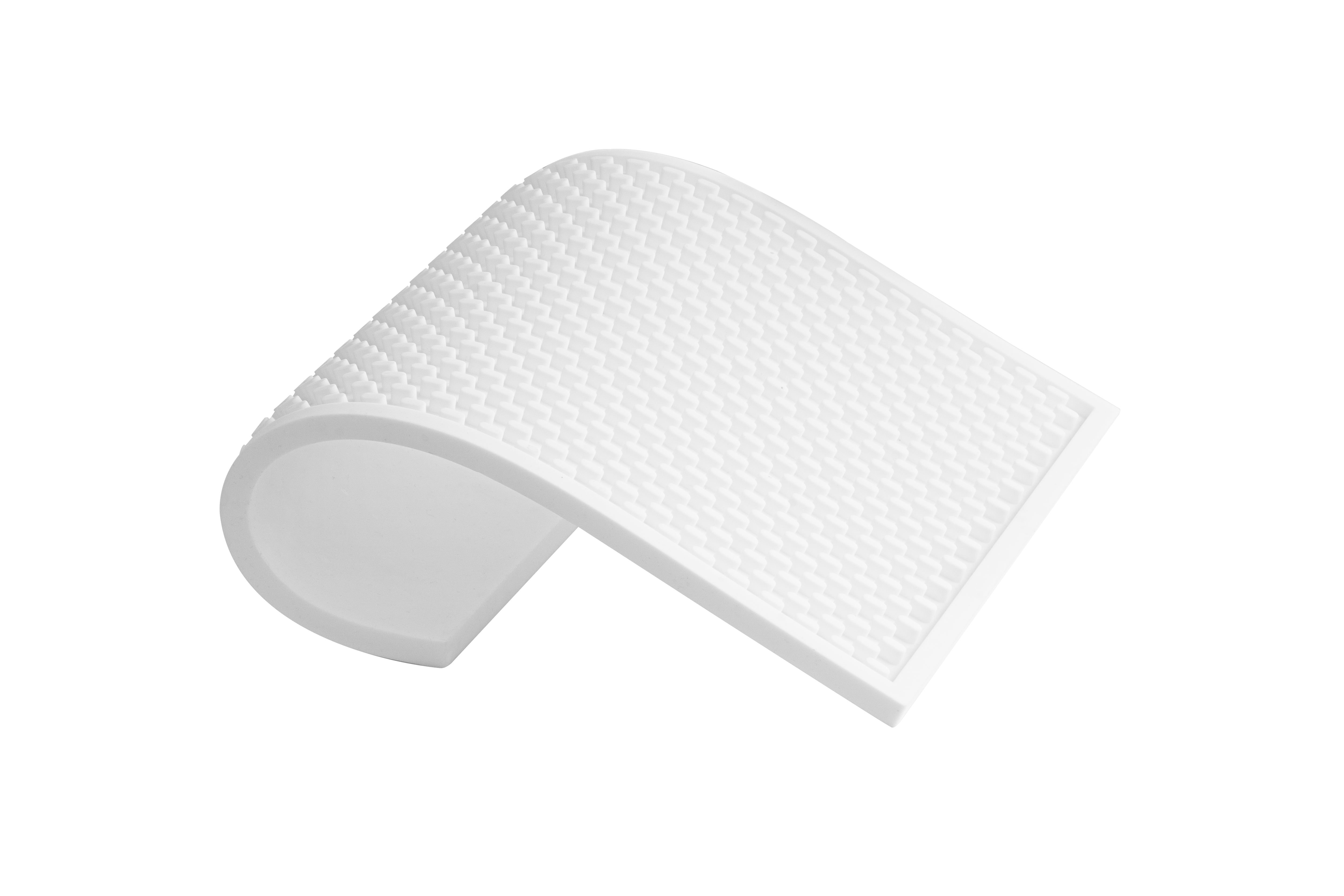 Premium Non-Slip White Silicone Bar Mat - Heat Resistant & Easy to Clean - Perfect for Bartending, Baking, Crafting & Kitchen Counter Protection