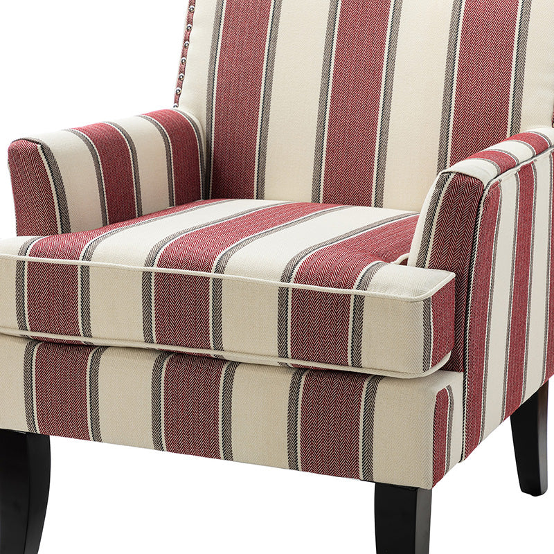 Bradley Armchair - Modern Accent Chair for Living Room, Bedroom & Office - Comfortable Upholstered Lounge Chair with Sturdy Wooden Legs - Perfect for Relaxing, Reading & Decorating Your Home