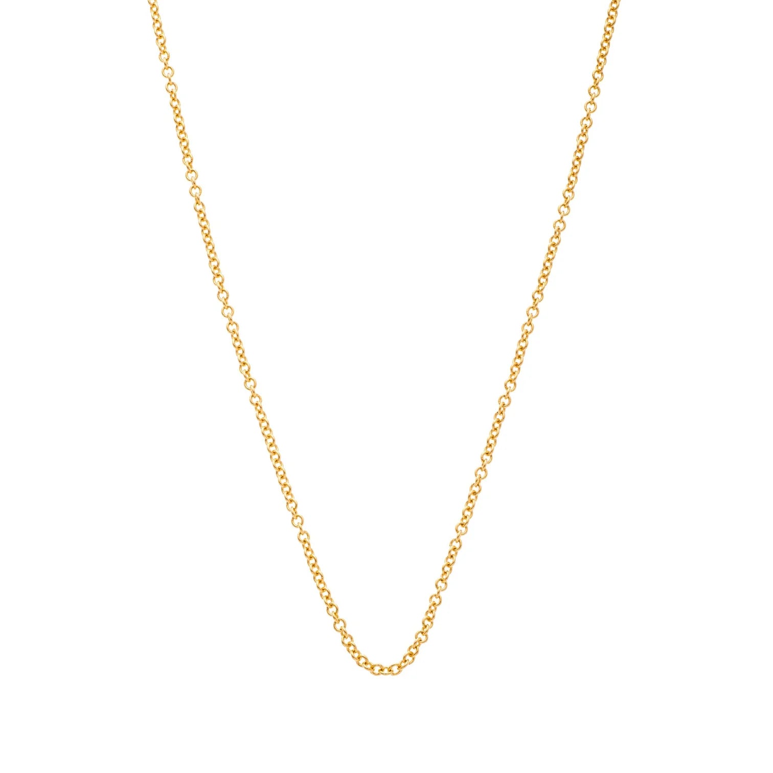 Sethi Couture Medium Textured Oval Chain Necklace - 20 Inch Thick Gold Plated Chunky Chain for Women | Perfect for Layering, Everyday Wear & Special Occasions
