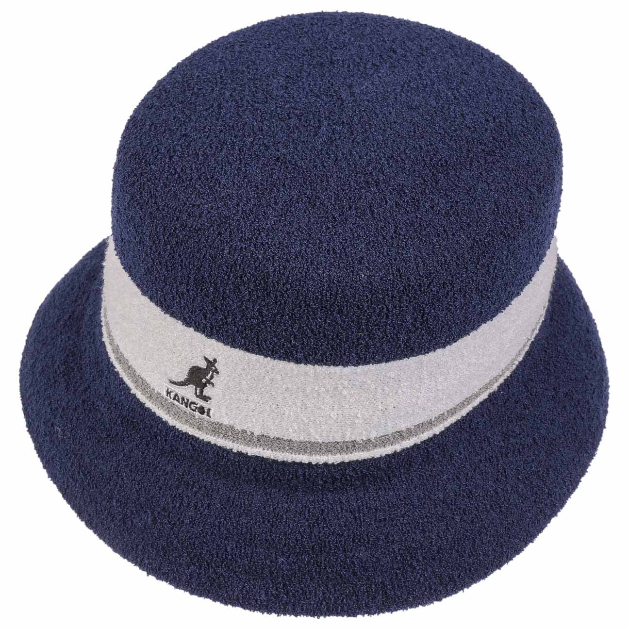 Kangol Bermuda Stripe Bucket Hat for Men & Women - Summer Sun Protection, Beach & Outdoor Activities
