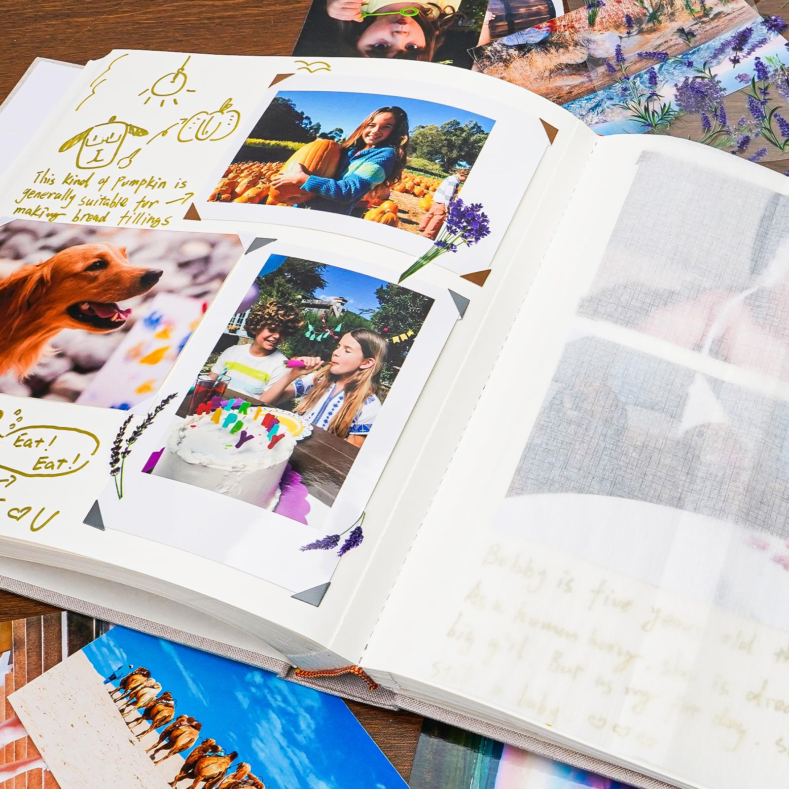 Premium Scrapbook Album 50 Pages - Large Capacity Photo Album with Acid-Free Archival Quality - 12x12 Inch & 8x8 Inch Size Options - Perfect for Wedding, Graduation, Baby Shower, Travel & Family Memories - Great Gift for Anniversary, Birthday & Special Occasions