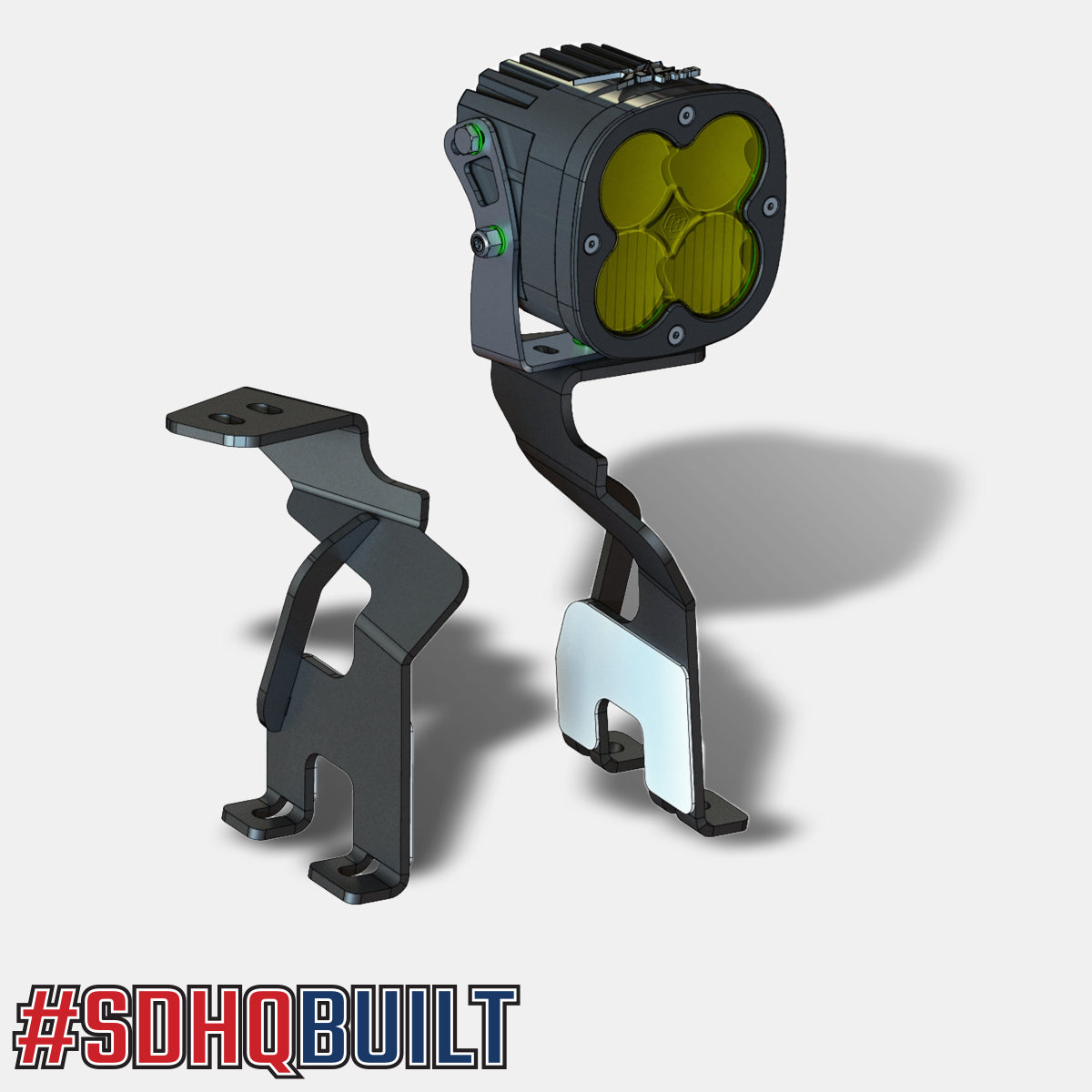 2022-2025 Toyota Tundra SDHQ Built A-Pillar Light Mounts | Off-Road LED Light Brackets for Fog & Driving Lights | Perfect for Night Off-Roading, Overlanding & Truck Customization