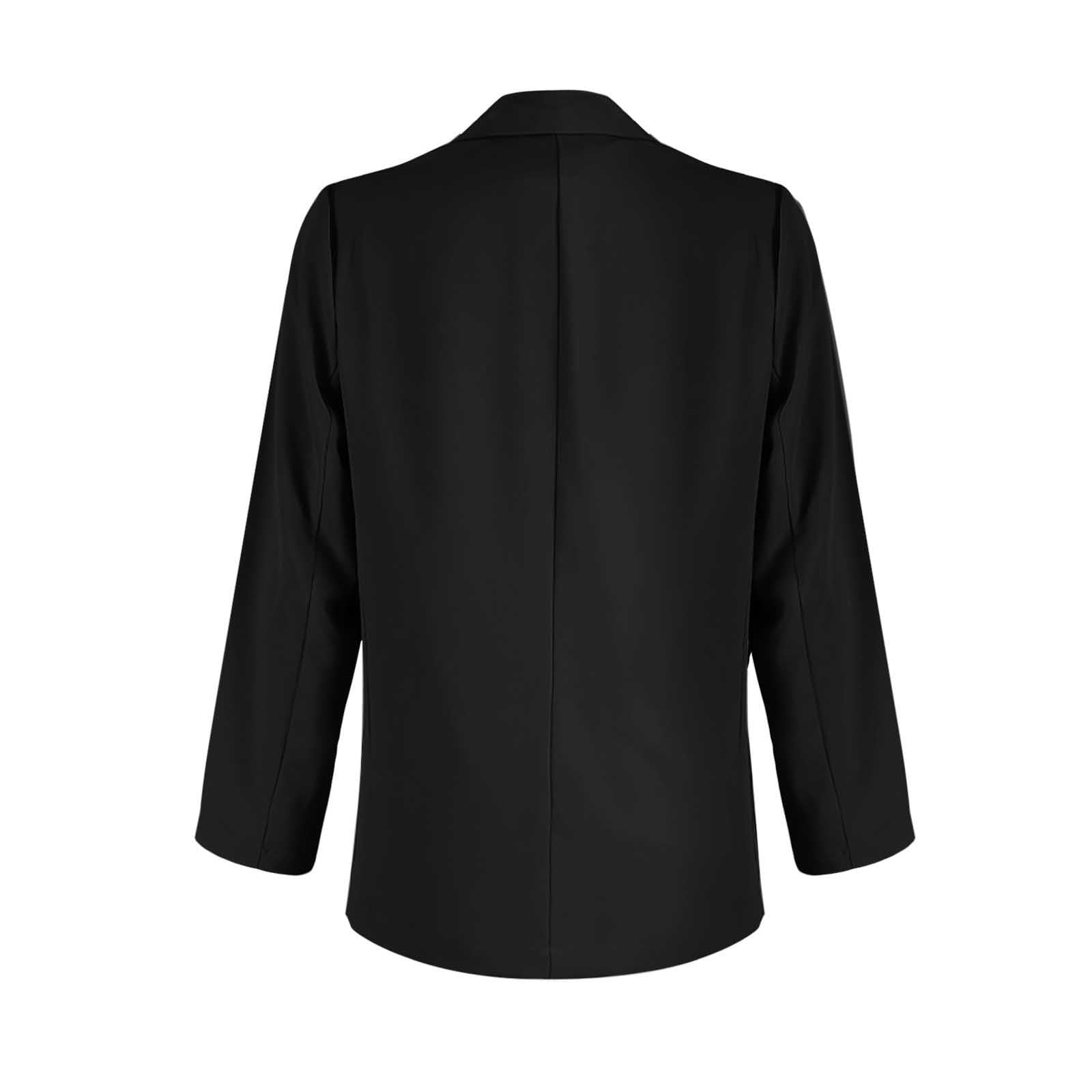 Women's Casual Blazer - Loose Long Sleeve Office Jacket for Spring/Summer Workwear