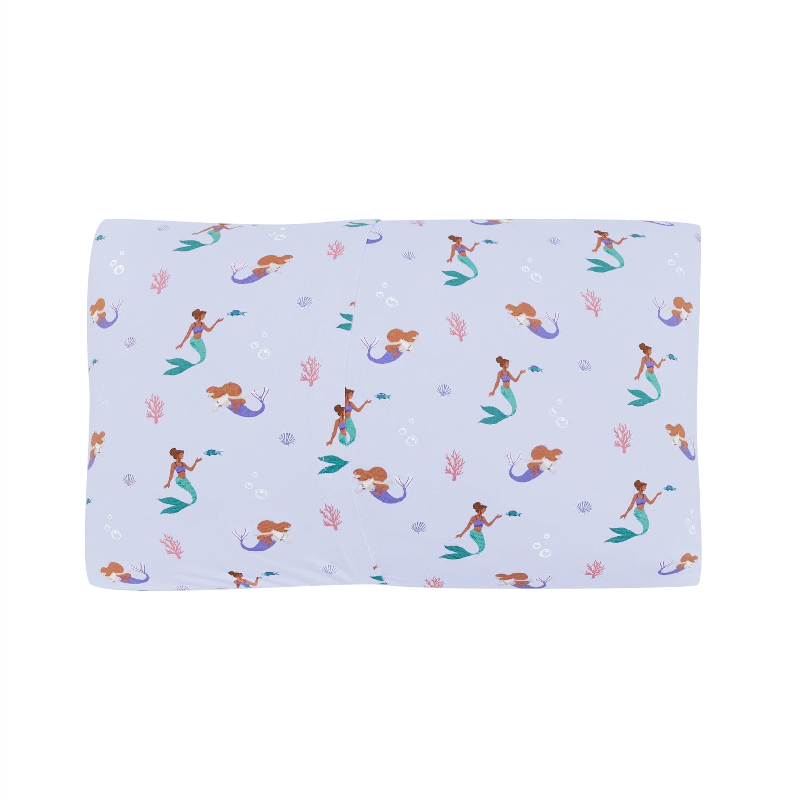 Mermaid Toddler Pillowcase - Soft & Breathable Cotton Pillow Cover for Kids - Perfect for Nursery, Bedtime & Travel