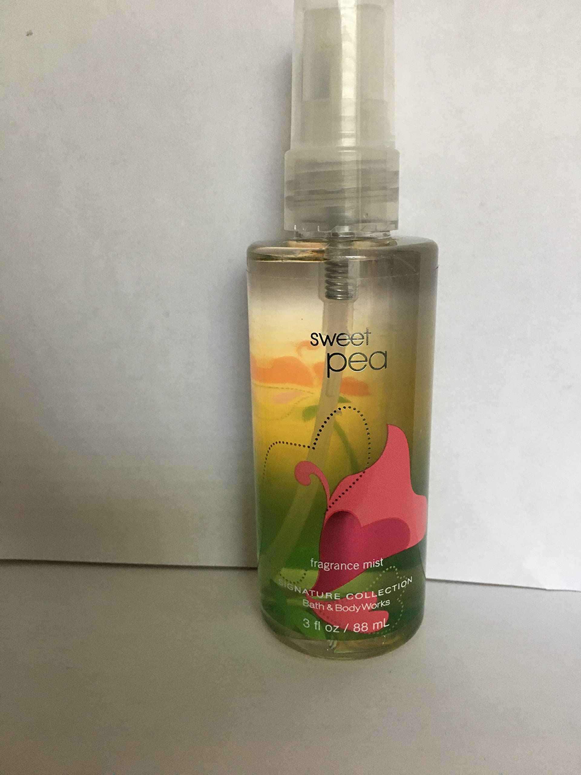 Bath & Body Works Sweet Pea Fragrance Mist Travel Size 3 fl oz - Perfect for On-the-Go Freshness, Gym Bag, Purse & Travel Essentials