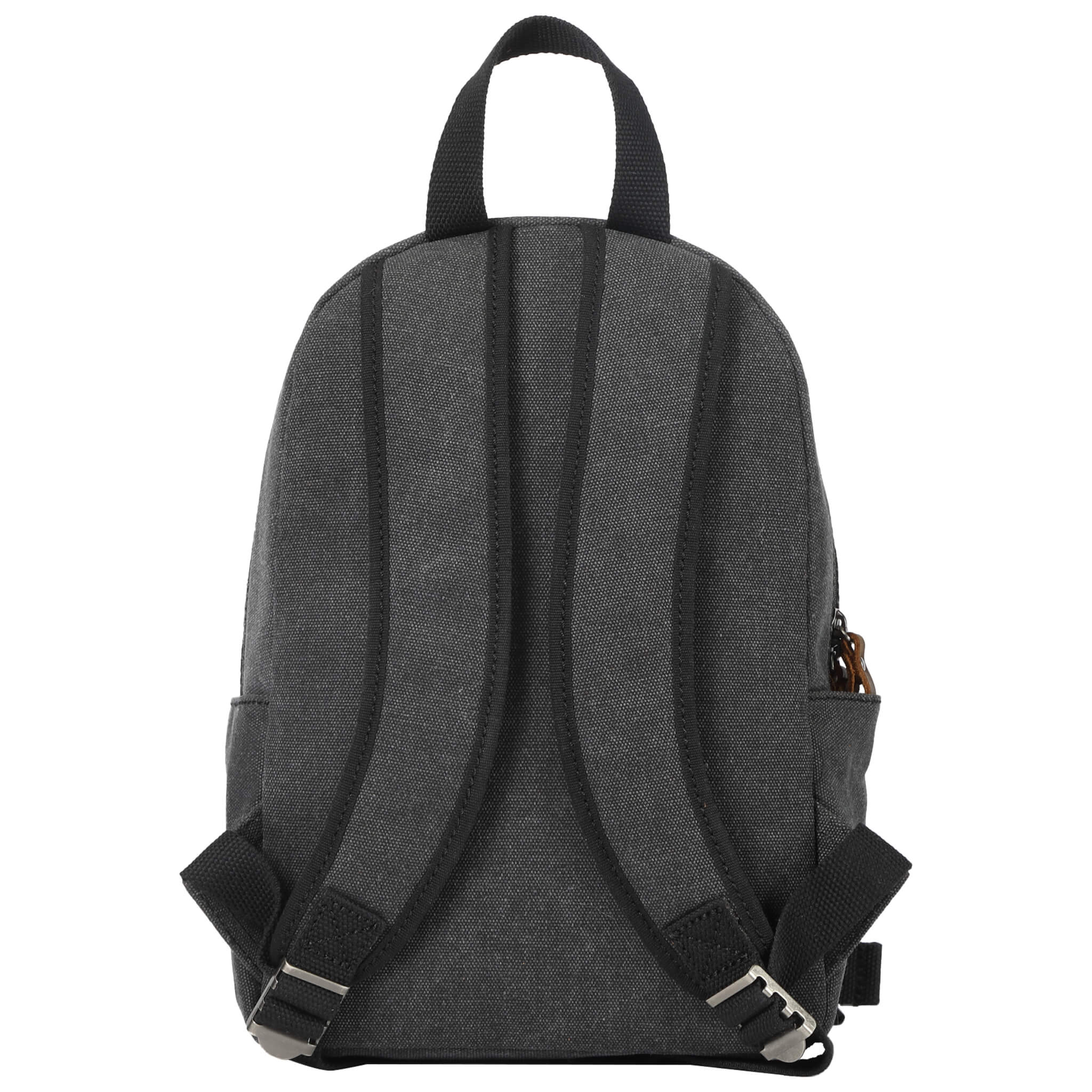 TRP0552 Troop London Classic Canvas Backpack - Small Durable School & Travel Daypack for Men & Women - Perfect for College, Commuting & Outdoor Adventures