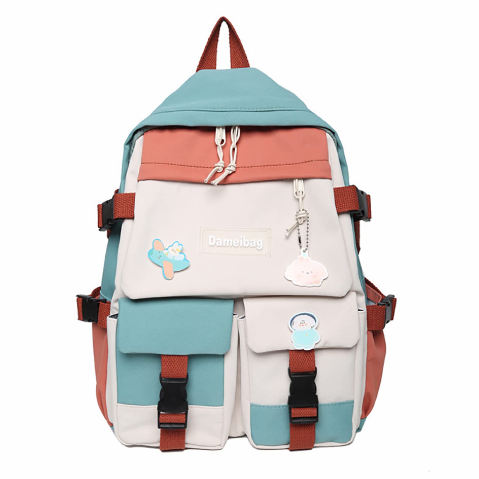 LORDWEY Stylish Japanese Korean Backpack for Women Men Students - School Work Travel Casual Daypack - Lightweight Durable Laptop Bag - Perfect for College Office Commuting Hiking