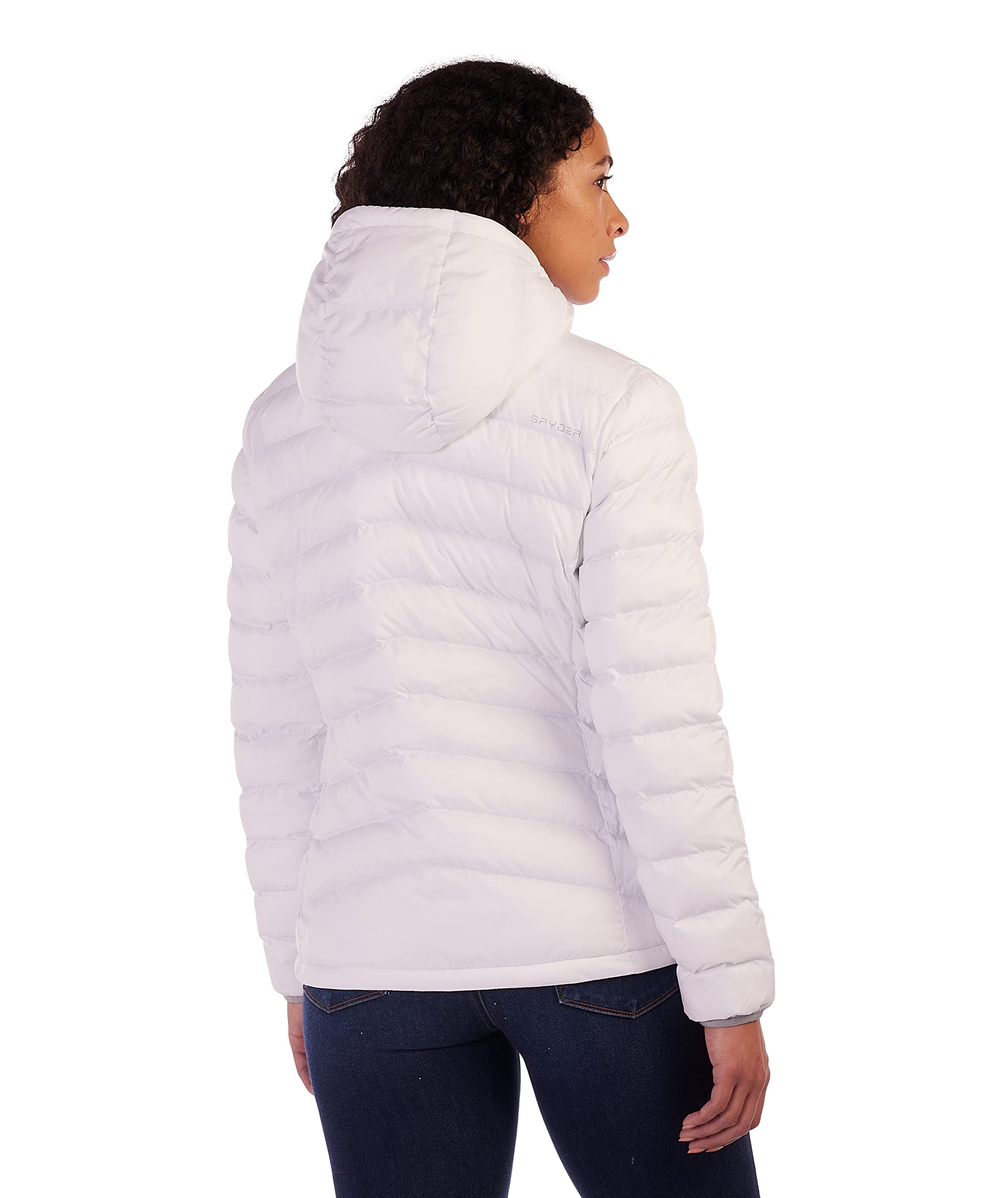 Spyder Women's Peak Hoodie Insulator Jacket - Lightweight Warm Winter Coat for Skiing, Snowboarding & Outdoor Activities