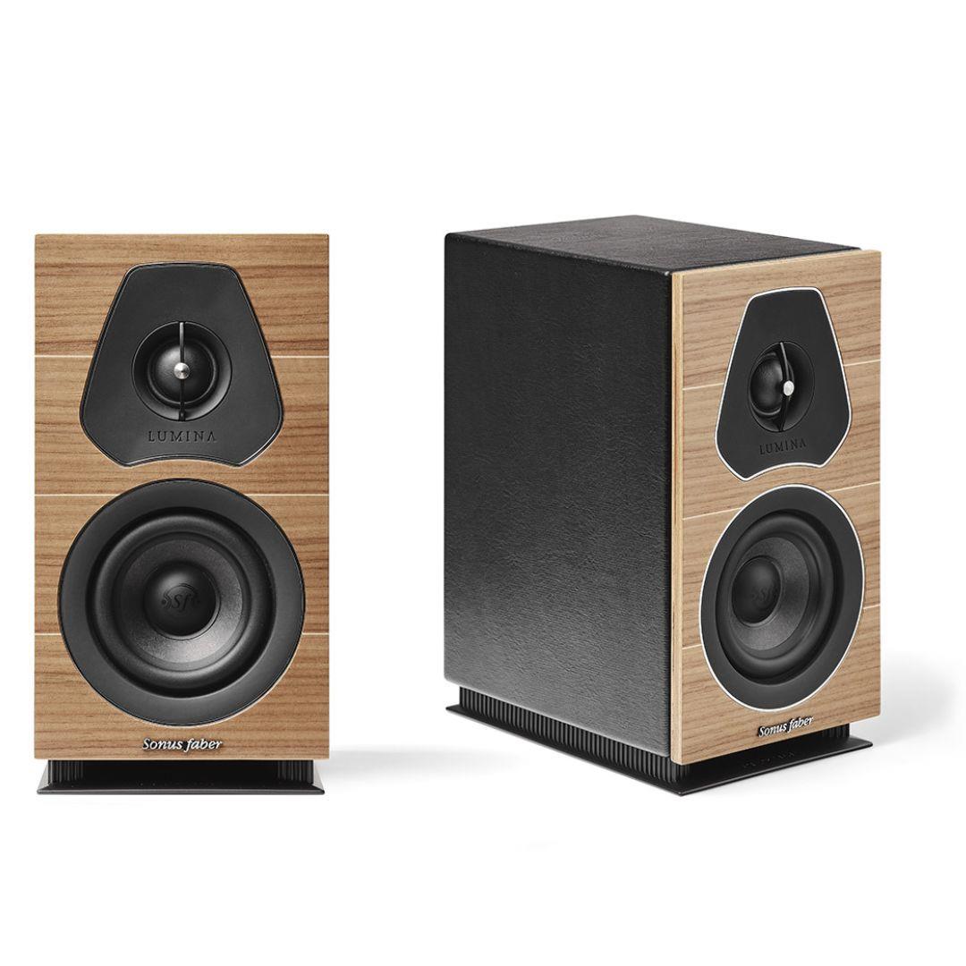 Sonus Faber Lumina I Bookshelf Speakers - Premium Hi-Fi Stereo Pair for Home Theater & Music Listening | Compact Bookshelf Design for Living Room, Bedroom & Studio Use