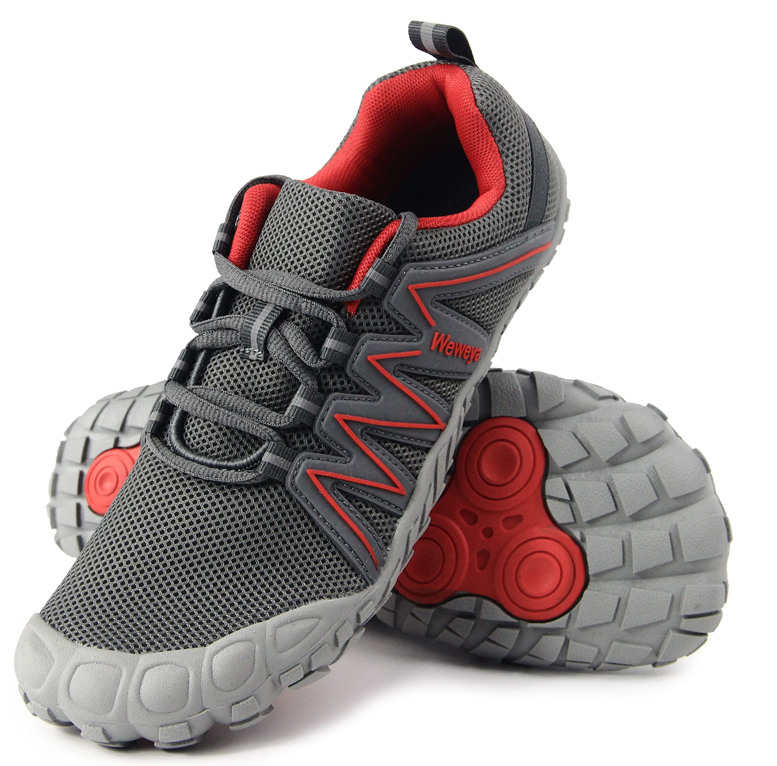 Weweya Barefoot Shoes for Men - Minimalist Running & Cross Training Shoes | Lightweight, Flexible & Comfortable for Gym, Trail & Everyday Wear