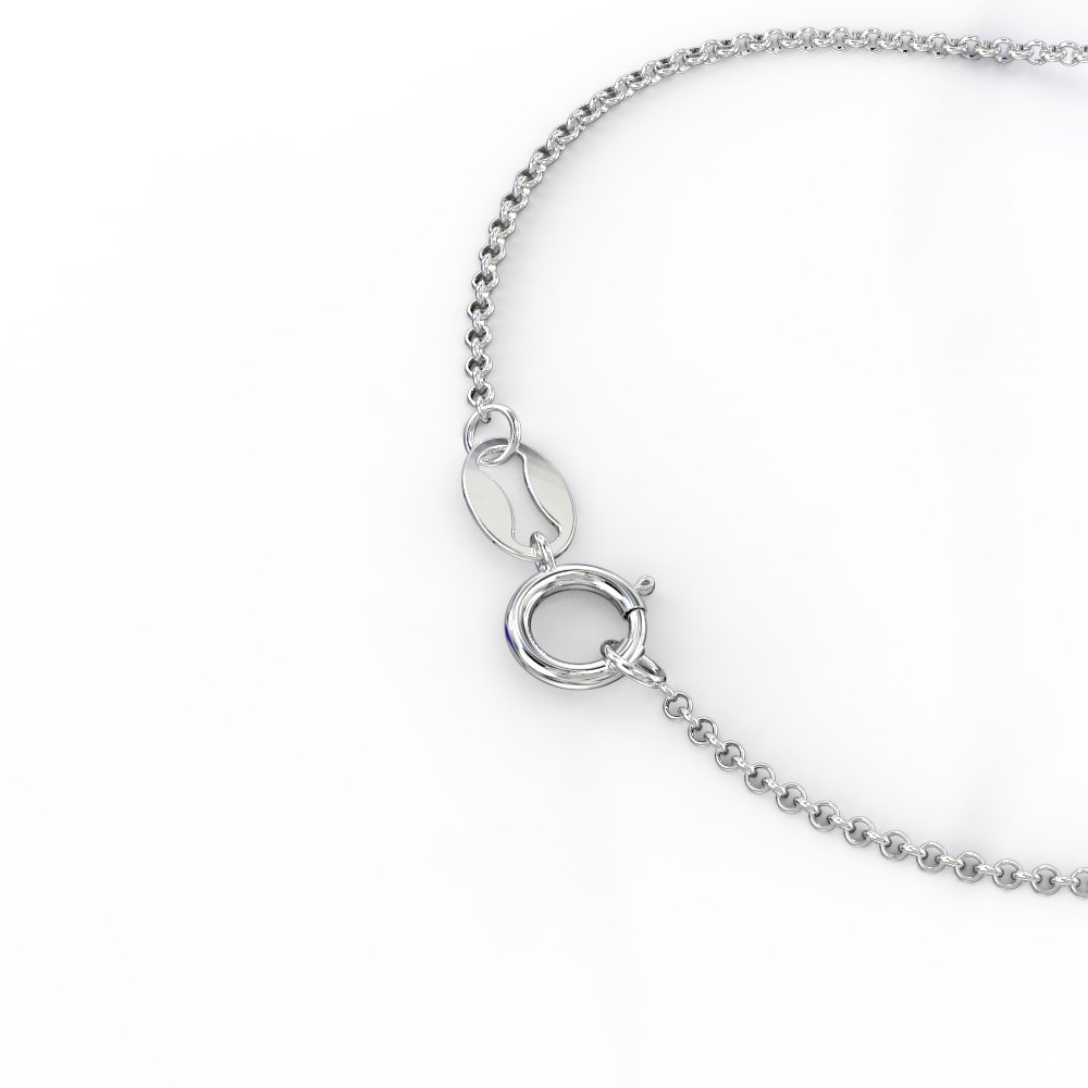 JEWLR Sterling Silver Square Infinity Photo Frame Necklace - Personalized Gift for Mom, Wife, Girlfriend | Anniversary, Birthday, Valentine's Day Jewelry