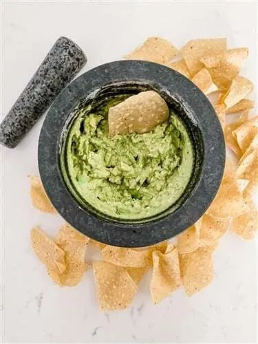 Premium Granite Mortar and Pestle Set - Natural Stone Spice Grinder for Herbs, Spices, and Guacamole - Perfect for Kitchen, Cooking, and Ayurvedic Remedies