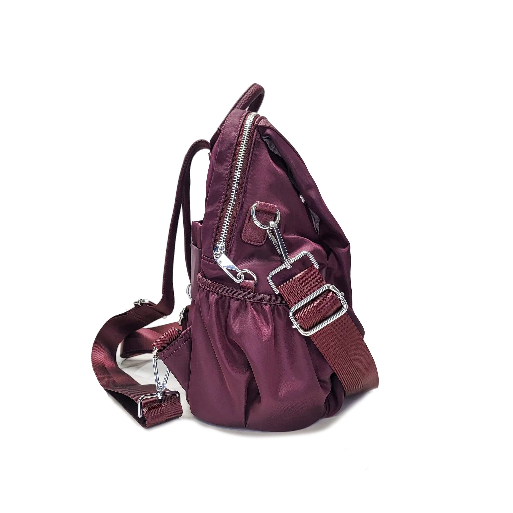 V-Style Convertible Backpack Purse for Women - Stylish Purple Haze Crossbody Bag & Shoulder Bag - Perfect for Travel, Work, and Everyday Use